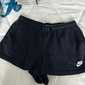 Nike Women Fleece Black Shorts